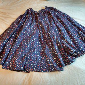 Vintage 1950's Sid Harris Full Polka Dot Cotton Circle Skirt